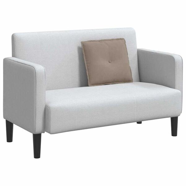 vidaXL Atpakaļ spilvens Pelēkbrūna 50 x 45 cm Mikrofibra