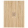 vidaXL sienas skapī&scaron;i, 2 gab., ozolkoka krāsa, 69,5x34x90 cm
