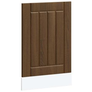 vidaXL trauku mazgājamās ma&scaron;īnas panelis Lucca Brown Oak