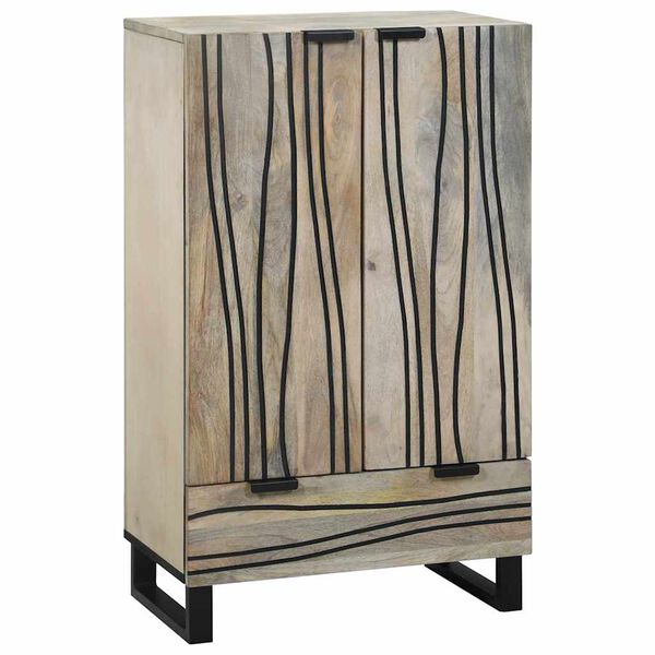 vidaXL Mediju uzglabā&scaron;anas skapji un plaukti Balts un melns