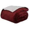 vidaXL Mest segu Bordo sarkans 130 x 150 cm 1 kg Flīss