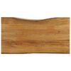 vidaXL galda virsma, 100x60x3,8 cm, mango masīvkoks