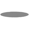 vidaXL baseina pamatnes aizsargs, gai&scaron;i pelēks, &Oslash;244 cm, ģeotekstils