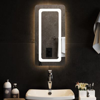 vidaXL vannasistabas spogulis ar LED, 30x60 cm