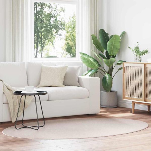 vidaXL Paklājs HUARTE Smilšu 200 x 140 cm 100% poliesters