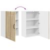 vidaXL Virtuves Skapis Kalmar Sonoma ozols 50 x 31 x 80 cm