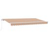 vidaXL Nolokāms markīze Daudzkrāsains 400 x 200 cm audums