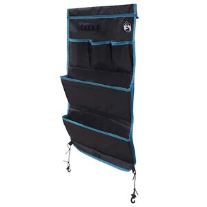 vidaXL Uzglabā&scaron;anas maisiņ&scaron; Melna un zila 91 x 47,5 cm oksforda