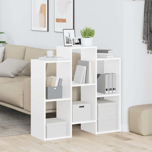 vidaXL Puse Balts 90 x 30 x 90 cm