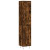 vidaXL augstais skapītis, ozolkoka, 34,5x34x180 cm, inženierijas koks