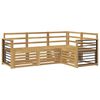 vidaXL Dīvāna komplekti 4 pcs Balts 187,5 x 128,5 x 73 cm
