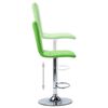 vidaXL bāra krēsls, zaļa mākslīgā āda