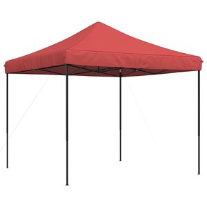 vidaXL Balles telts 292 x 292 x 315 cm Burgundija Oksforda audums