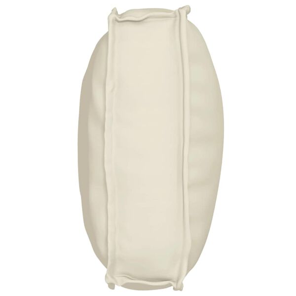 vidaXL Spilvens Krēmkrāsa 70 x 40 x 12 cm Oksforda audums