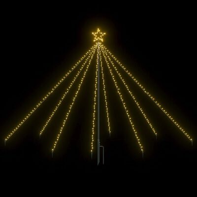 vidaXL Ziemassvētku LED koka gaismiņas, 400 LED, 2,5 m