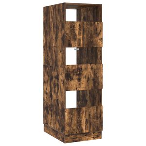 vidaXL Veļas skapis Dūmaka ozols 50 x 68 x 162 cm Inženierijas koks