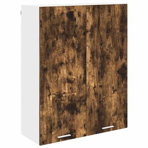 vidaXL Piekarams skapītis ar uzglabā&scaron;anu Dūmaka ozols 80 x 31 x 100 cm