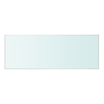 vidaXL sienas plaukts, 40x12 cm, caurspīdīgs stikls