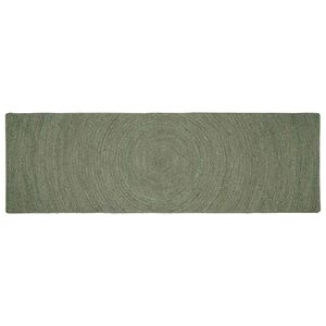vidaXL Teritorijas paklāji Olīvu zaļ&scaron; 80 x 250 cm Džuta