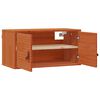 vidaXL Sienas skapis Vaks brūns 80 x 30 x 30 cm Ciets priedes koks