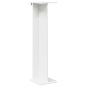 vidaXL Augu statīvs Balts 25 x 25,5 x 100,5 cm Inženierijas koks