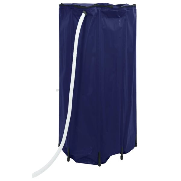 vidaXL ūdens tvertne ar krānu, saliekama, 250 L, PVC