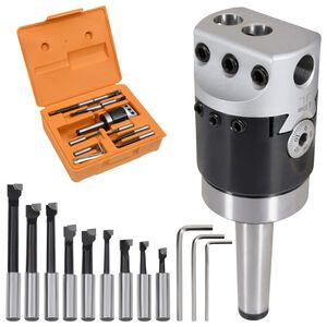 vidaXL 15-daļīgs virpo&scaron;anas instrumentu komplekts, 50 mm, F1-12 MT2-M10