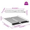 vidaXL Ramp for Wheelchair 270 kg Sudraba 92 x 73 x 5 cm Alumīnijs