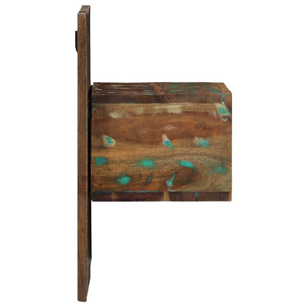 vidaXL Nakts skapis Daudzkrāsains 50x27x50 cm Reģenerēts masīvkoks