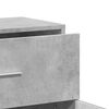 vidaXL kumode, betona pelēka, 60x31x70 cm, inženierijas koks