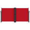 vidaXL izvelkama sānu markīze, sarkana, 120x1200 cm