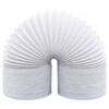 vidaXL izplūdes gaisa vads, PVC, 6 m, 12,5 cm