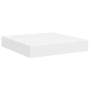 vidaXL sienas plaukts, balts, 23x23,5x3,8 cm, MDF