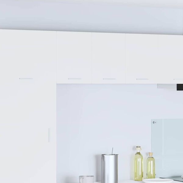 vidaXL Piekarams skapītis ar uzglabā&scaron;anu 2 pcs Balts 30 x 31 x 40 cm