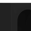 vidaXL Puse Melna 59 x 35 x 100,5 cm Inženierijas koks
