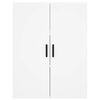 vidaXL augstais skapis, balts, 69,5x34x180 cm, inženierijas koks