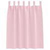 vidaXL Aizkari ar Gredzeniem, kas Aizliedz Gaismu 2 pcs Maigi rozā