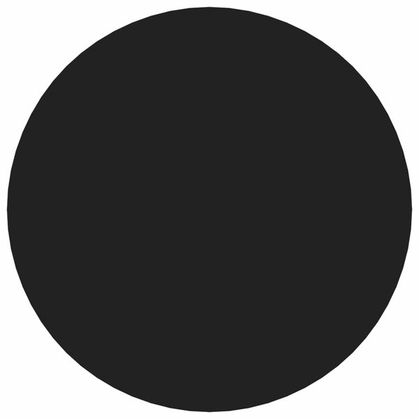 vidaXL Līmējo&scaron;s skrūvju vāks 12 pcs Melna &Oslash; 20 x 0,5 mm