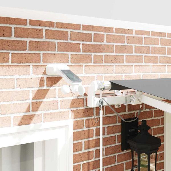 vidaXL Pārklājuma struktūra Balts 3 x 2,5 m Alumīnijs