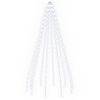 vidaXL Ziemassvētku eglītes lampiņas 210 LED Auksti balta 210 cm