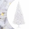 vidaXL Mākslīgā Ziemassvētku eglīte Balts 300 cm PVC un tērauds