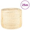 vidaXL virve, 14 mm, 25 m, 100% sizals