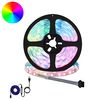 vidaXL LED stripa 12 gab. Melna un caurredzama Vara un plastmasa