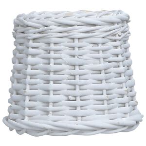 vidaXL lampas abažūrs, pīts, 25x17 cm, balts
