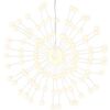 vidaXL Ziemassvētku dekorācijas 8 gab., 140 LED, silti baltas, 17 cm