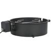 vidaXL rotācijas grila riņķa komplekts, 47 cm, melns
