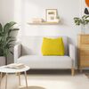 vidaXL Atpakaļ spilvens Dzeltena 60 x 20 x 50 cm Korduroja audums
