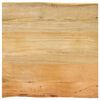 vidaXL galda virsma, 80x80x3,8 cm, mango masīvkoks