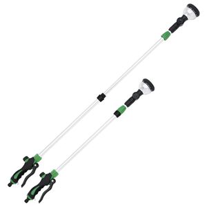 vidaXL teleskopisks smidzinātājs ar 10 režīmiem, 75-110 cm