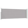 vidaXL izvelkama sānu markīze, pelēka, 100x300 cm